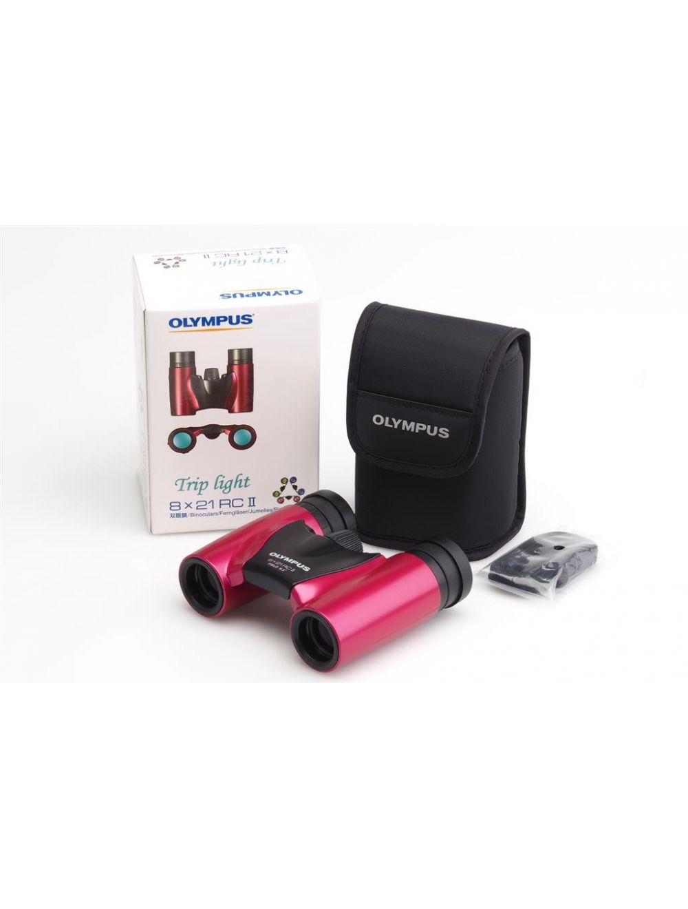 Olympus Binoculars Fernglas 8x21 RC II Red JO GEIER