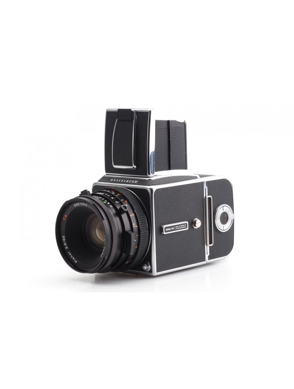 Hasselblad 500 C/M Chrome Outfit w. CF Planar 2.8/80mm T