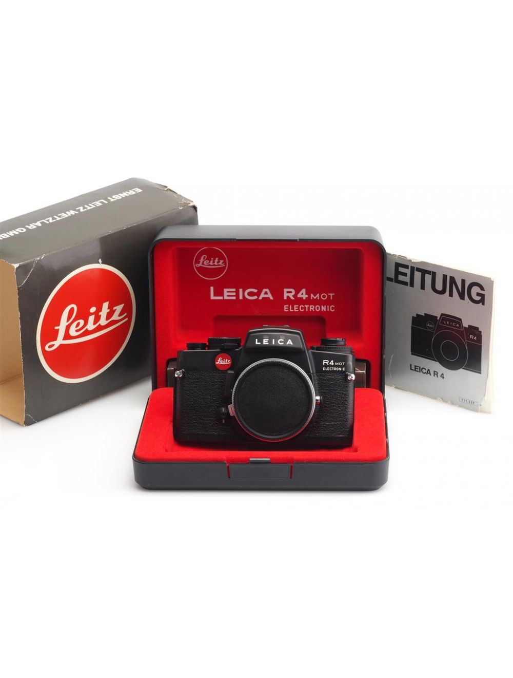 Leitz Leica R4 MOT Electronic Black Body w. Box 10043 | JO GEIER