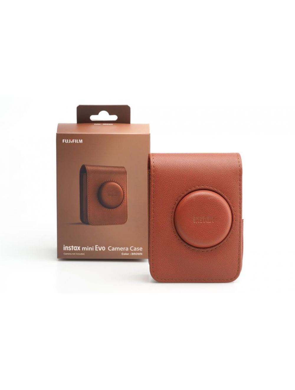 Fuji Instax Mini Evo Camera Case Brown | JO GEIER - MINT & RARE