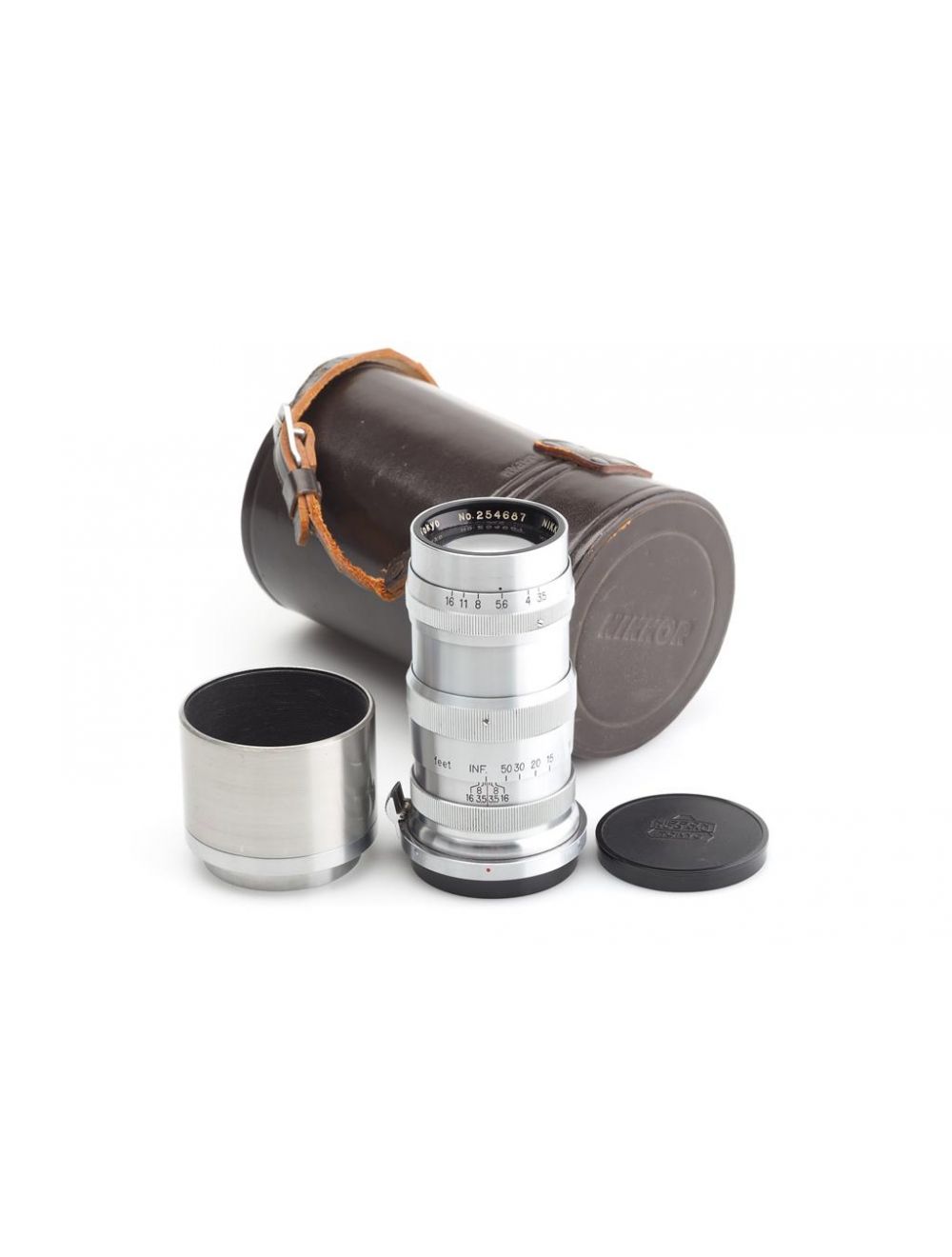 新しく着き Nikon Nikkor-Q.C 3.5/13.5cm w. Case Nippon Kogaku Tokyo | JO レンズ(単焦点)