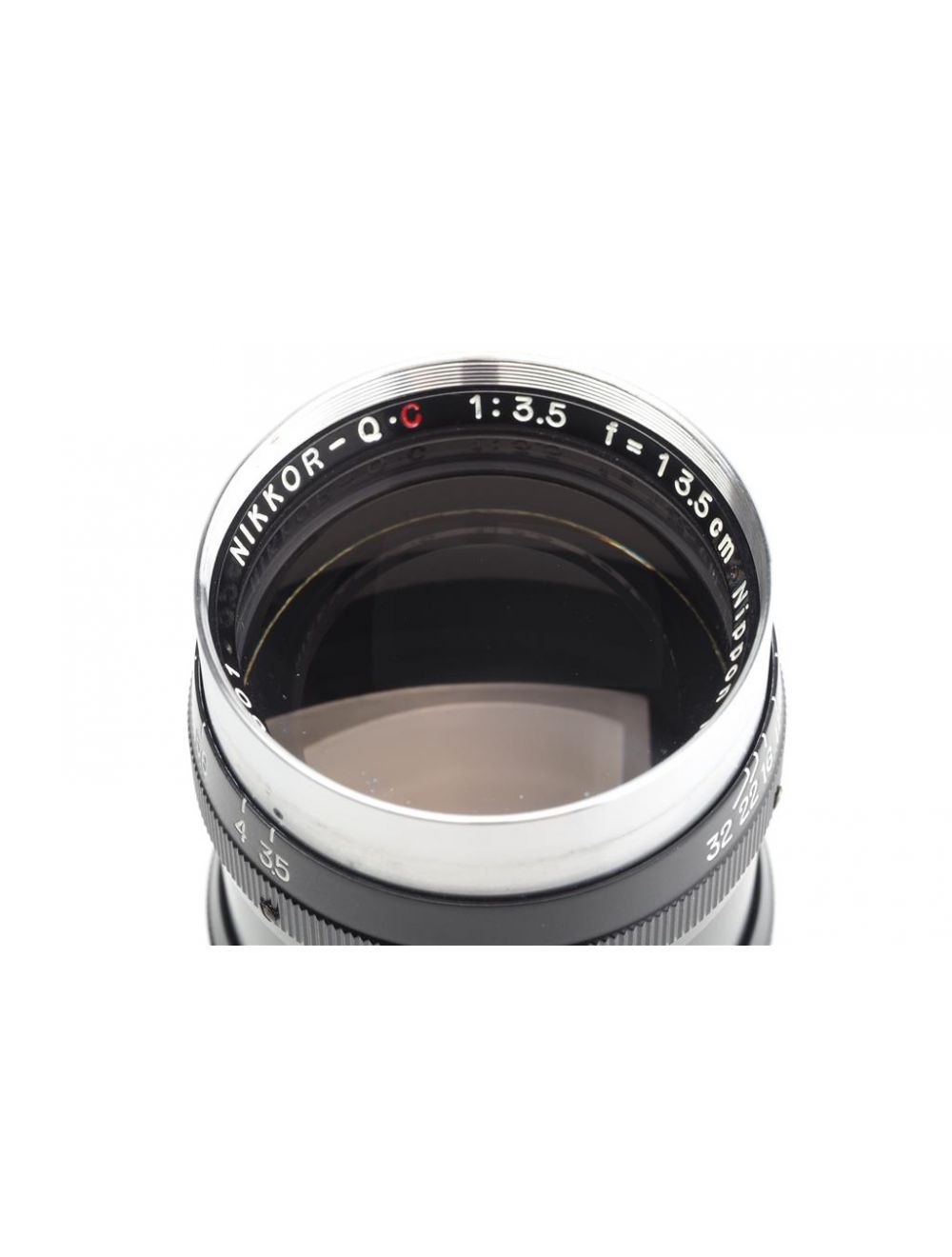 Nikon Nikkor-Q.C 3.5/13.5cm Nippon Kogaku Japan ALL-BLACK | JO GEIER