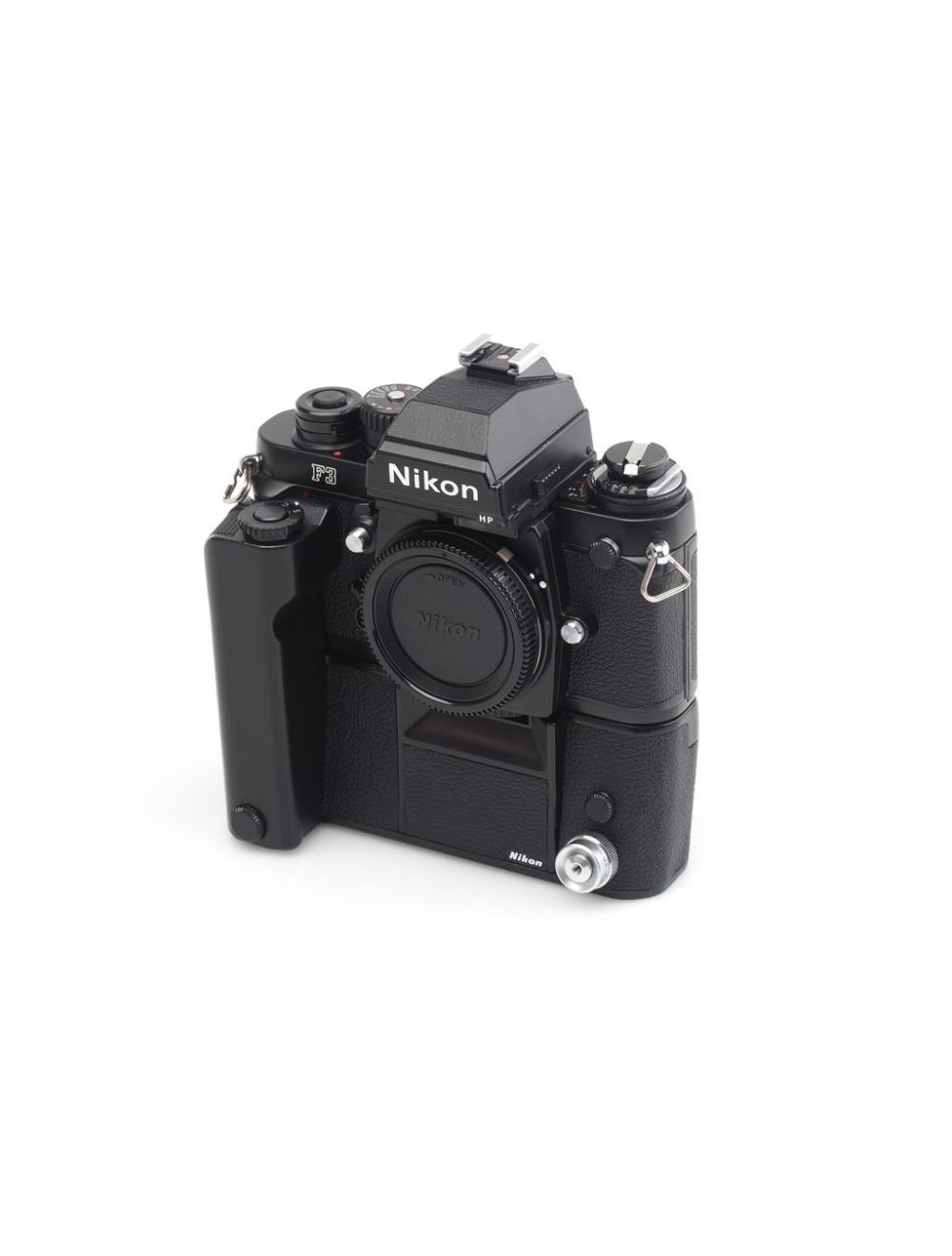 Nikon F3P HP PRESS Black Body w. Motor Drive MD-4 | JO GEIER