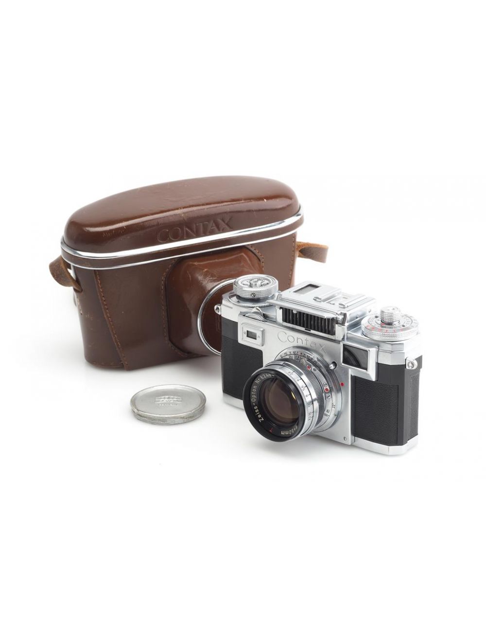 Zeiss Ikon Contax IIIa w. Zeiss-Opton Sonnar 2/50mm Red T | JO GEIER