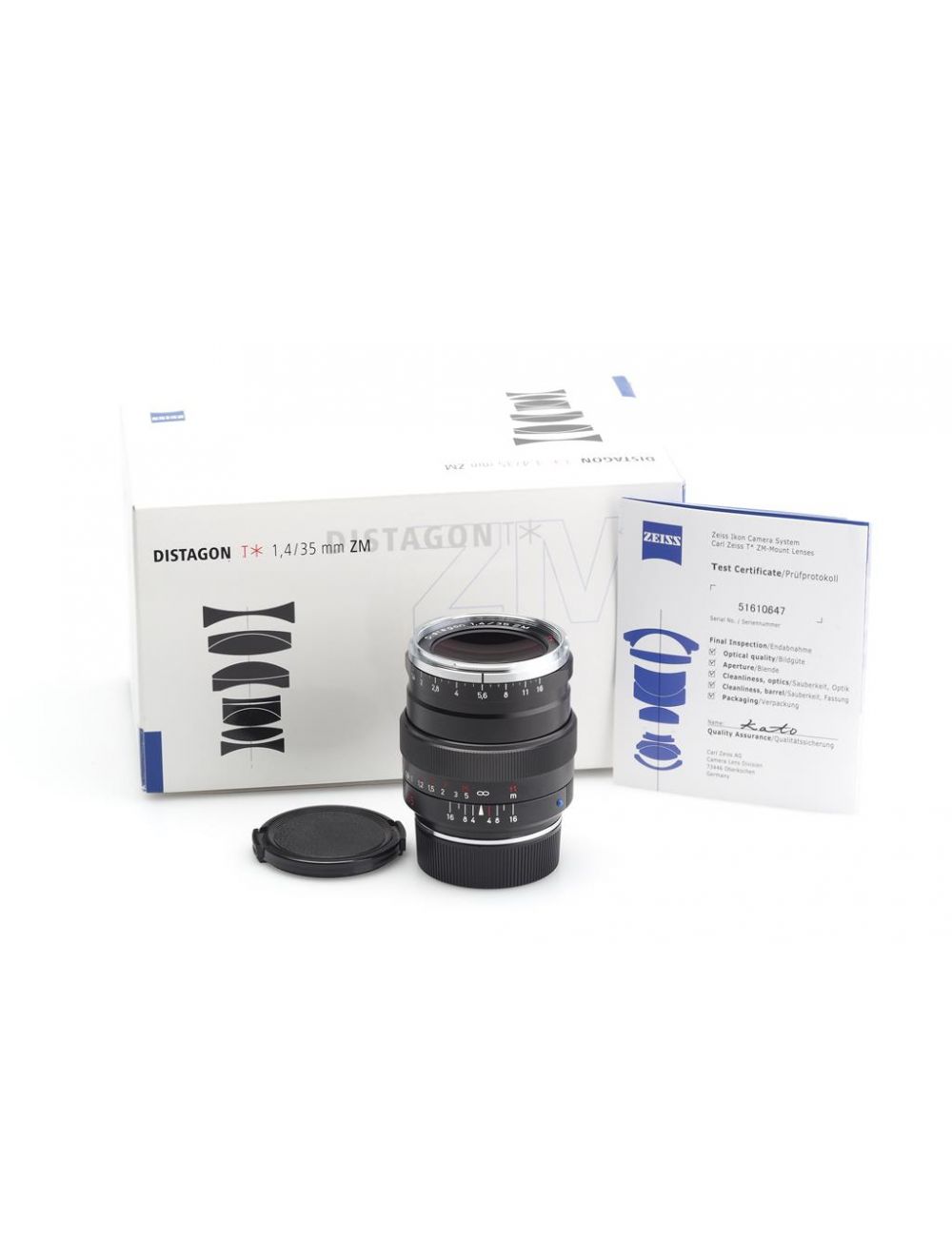 Carl Zeiss ZM 1.4/35mm Distagon T* Black w. Box | JO GEIER