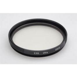 ➄ライカLEICAレンズ純正E55UV aフィルター13373ケース付き