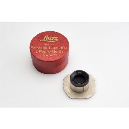 Leitz Leica LWHOO 30x Magnifier Feinstell-Lupe w. Box | JO GEIER