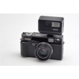 Konica Hexar AF Black w. 2/35mm Hexar Lens & Flash HX-14 | JO GEIER
