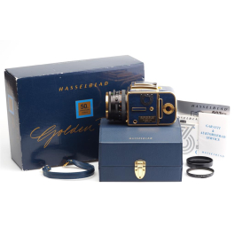 Hasselblad 503 CX 'Golden Blue' 50th Anniversary Camera | JO GEIER