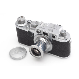 Leitz Leica IIf Chrome Red Dial w. Elmar 3.5/5cm | JO GEIER