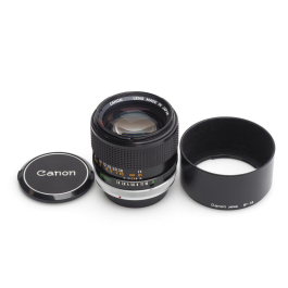Canon FD 1.8/85mm S.S.C. w. Hood BT-55 #27988 | JO GEIER