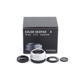 Voigtländer Color Skopar 2.8/18mm Chrome f. Fuji X | JO GEIER