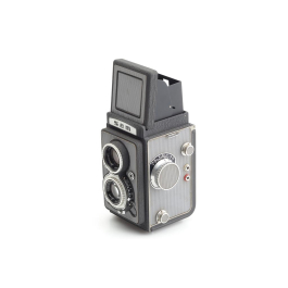 ★★★ Semflex Som Berthiot Flor 75mm/F3.5 セムフレックス ベルチオ フロール 純正速写ケース付き SEM Semflex camera TLR gray w. Som Berthiot Flor 3.5⁄75mm Medium