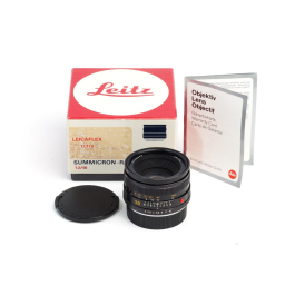 LEITZ WETZLAR SUMMICRON-R 50mm F2 　2カム Leitz Leica R Summicron-R 2/50mm 11215 E55 3-Cam w. Box | JO GEIER