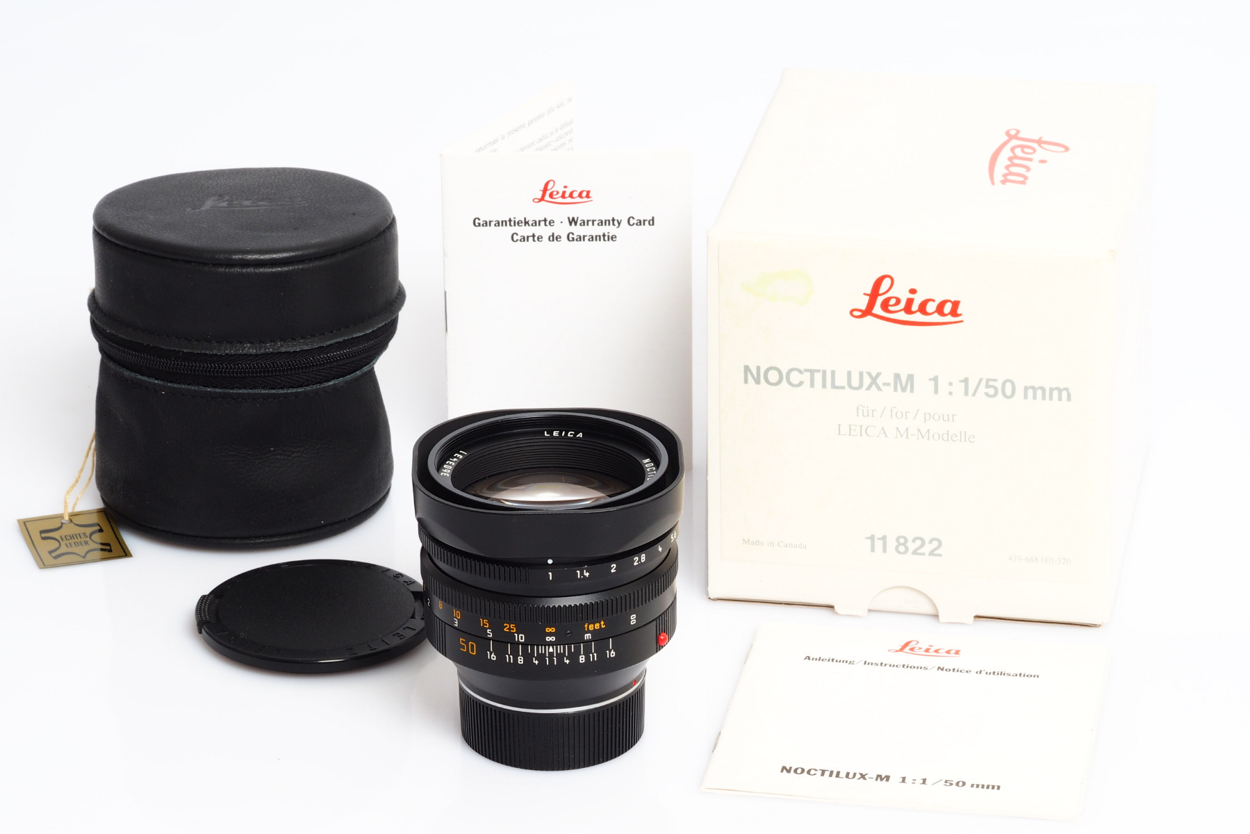 Leica Noctilux 1/50mm E60 V4
