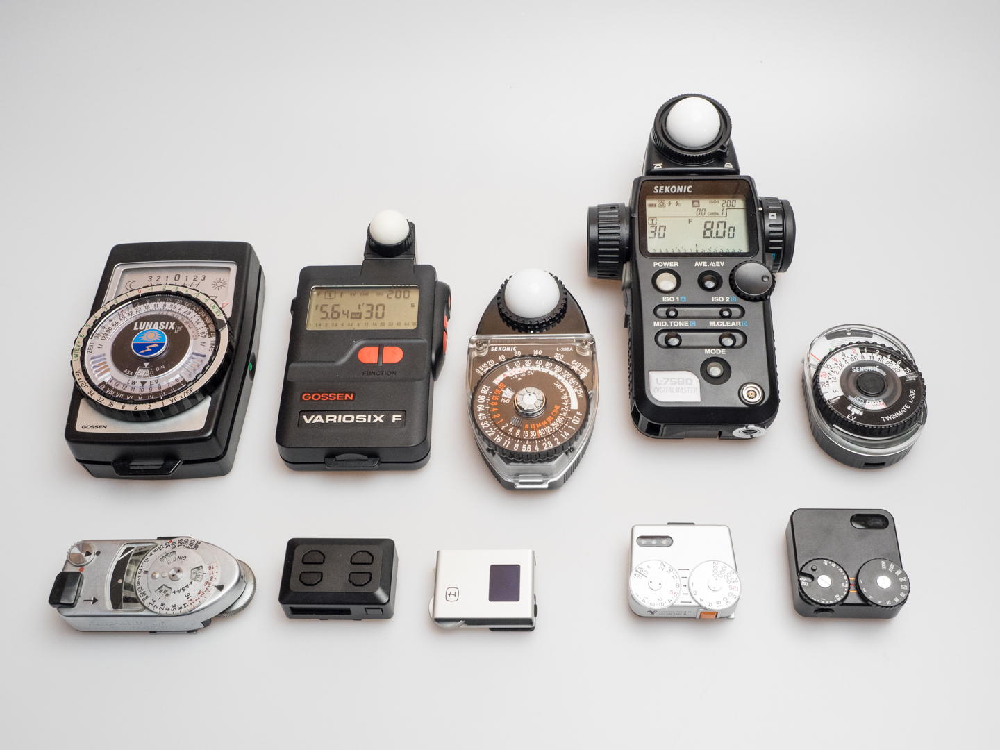 hand held light meter