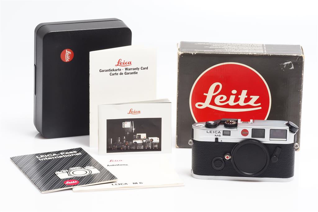 Leica M6 'Panda' camera with instructions, warranty card and makers box