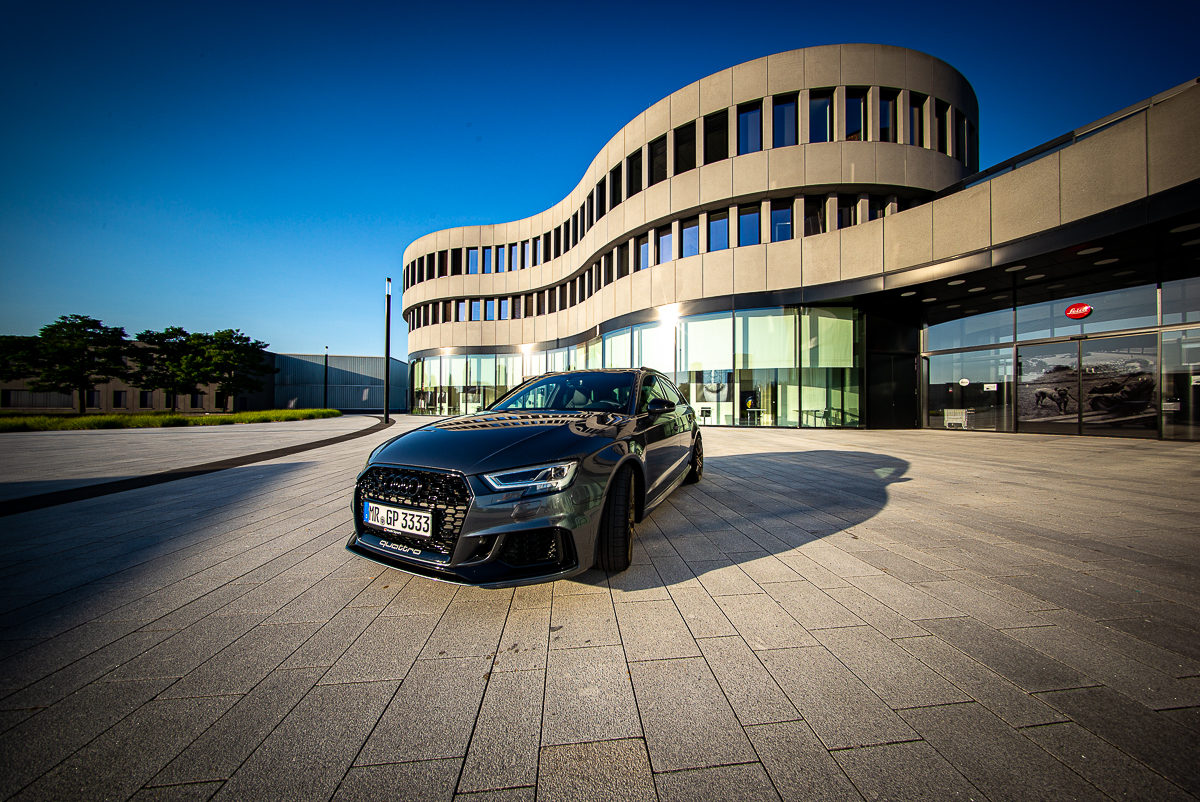 Audis RS3 with 10mm Lens