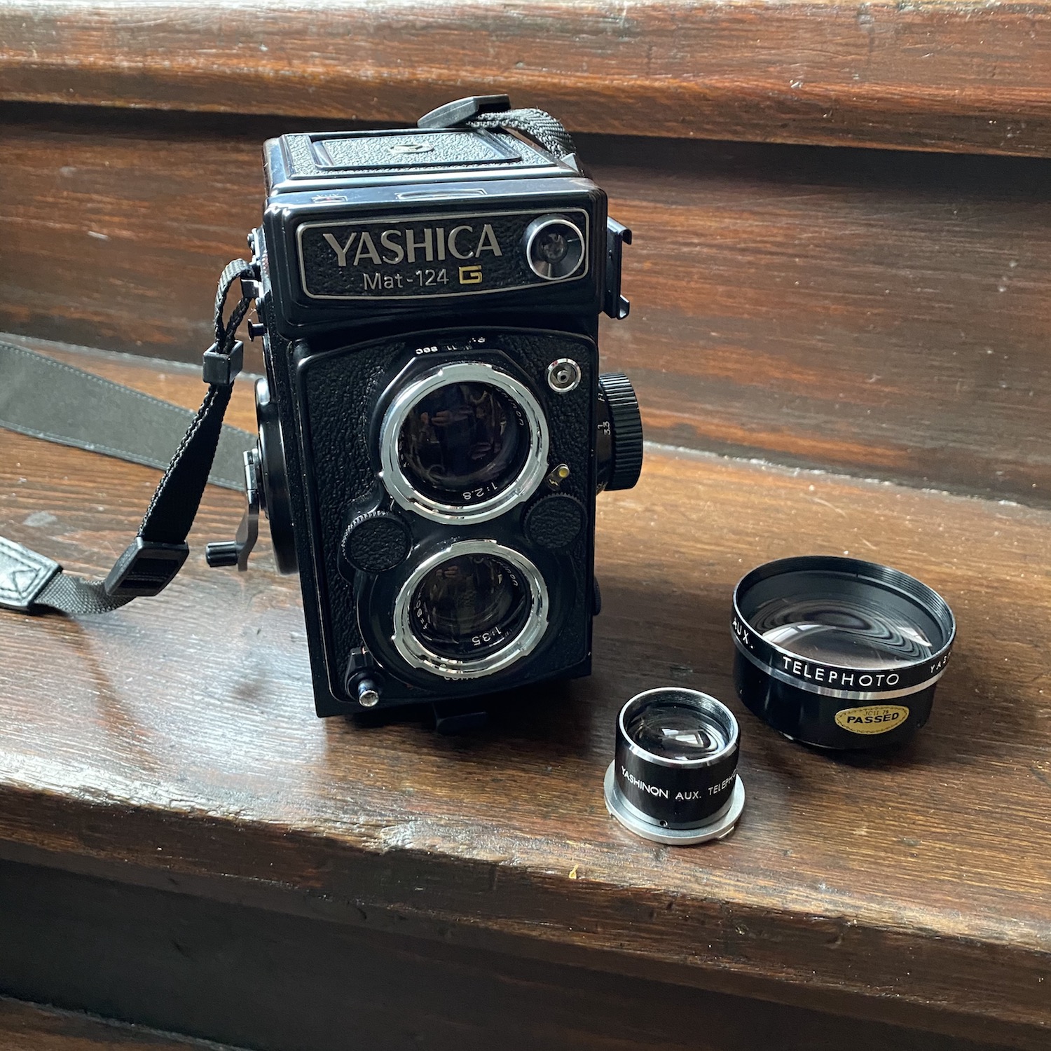 Objectif Auxiliaire Téléphoto Yashinon Pour Yashica MAT-124G / Rolleiflex - Occasion