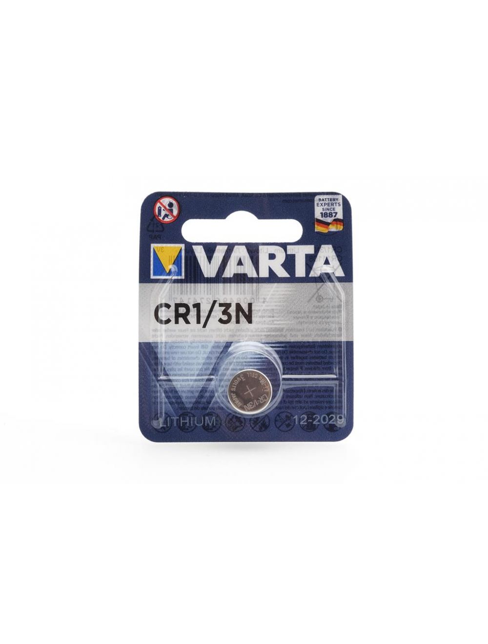 2 Stück CR1/3N VARTA Lithium FOTO BATTERIEN 1/3N Professional Electronic 