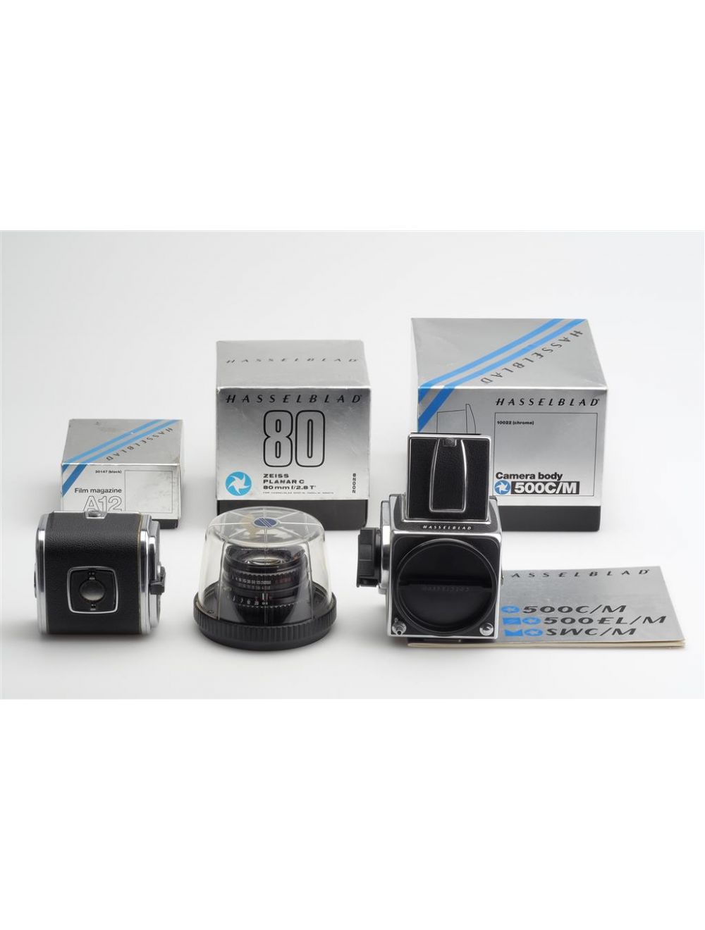 Hasselblad 500 C M Chrome Outfit W Planar 2 8 80mm T Box Jo Geier Mint Rare Hasselblad 500 C M Chrome Outfit W Planar 2 8 80mm T Box Jo Geier Mint Rare
