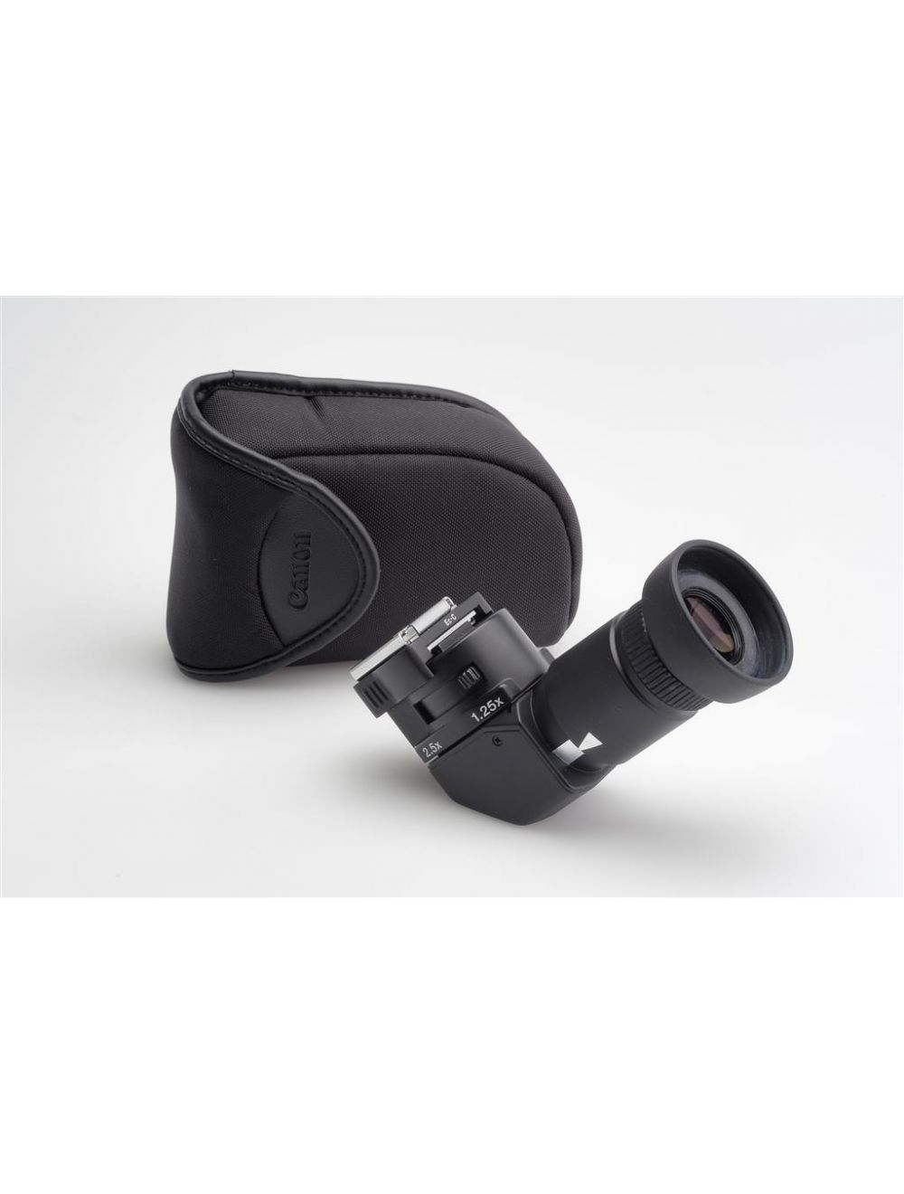 canon angle finder c w case 1 25x 2 5x
