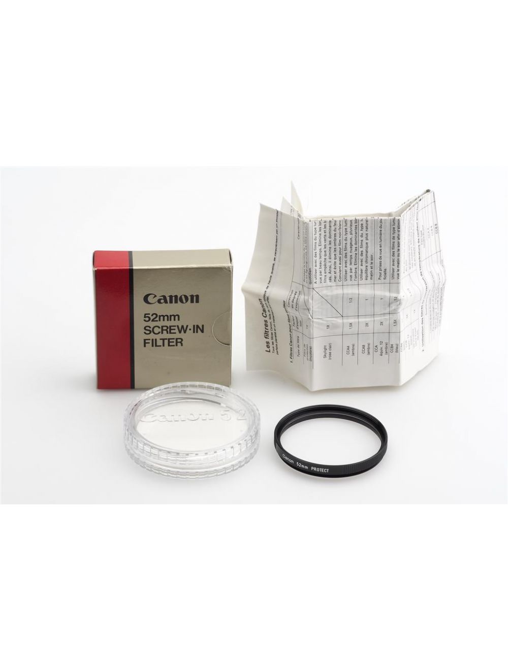 Canon 52mm Protect Filter W Box Jo Geier Mint Rare